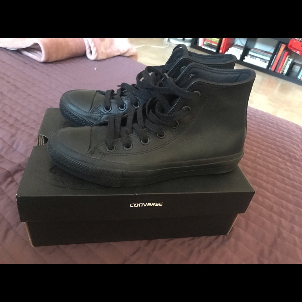 Converse chuck Taylor II in black leather